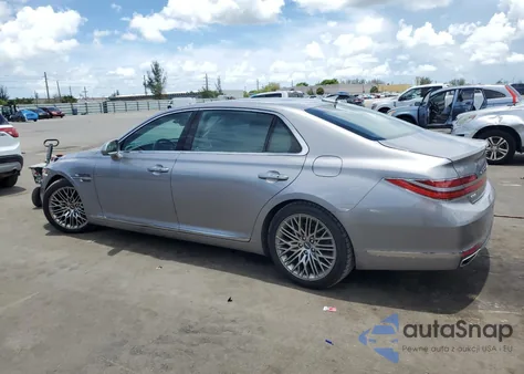 2021 Genesis G90 Ultimate из США, поврежденный, VIN KMTF54PH7MU086518